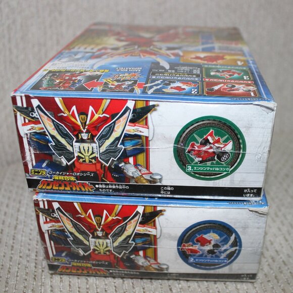 3/$188❤️Kaizoku Sentai Gokaiger Minipla Combine Kanzen GokaiOh Megazord Bandai - Picture 3 of 7